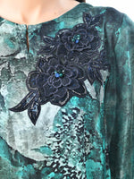 Load image into Gallery viewer, THAI SILK EMBELLISHED SHIRT
