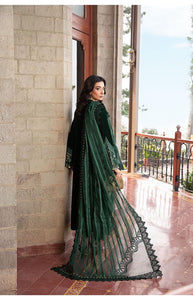 Embroidered Velvet Suit | DL-1212