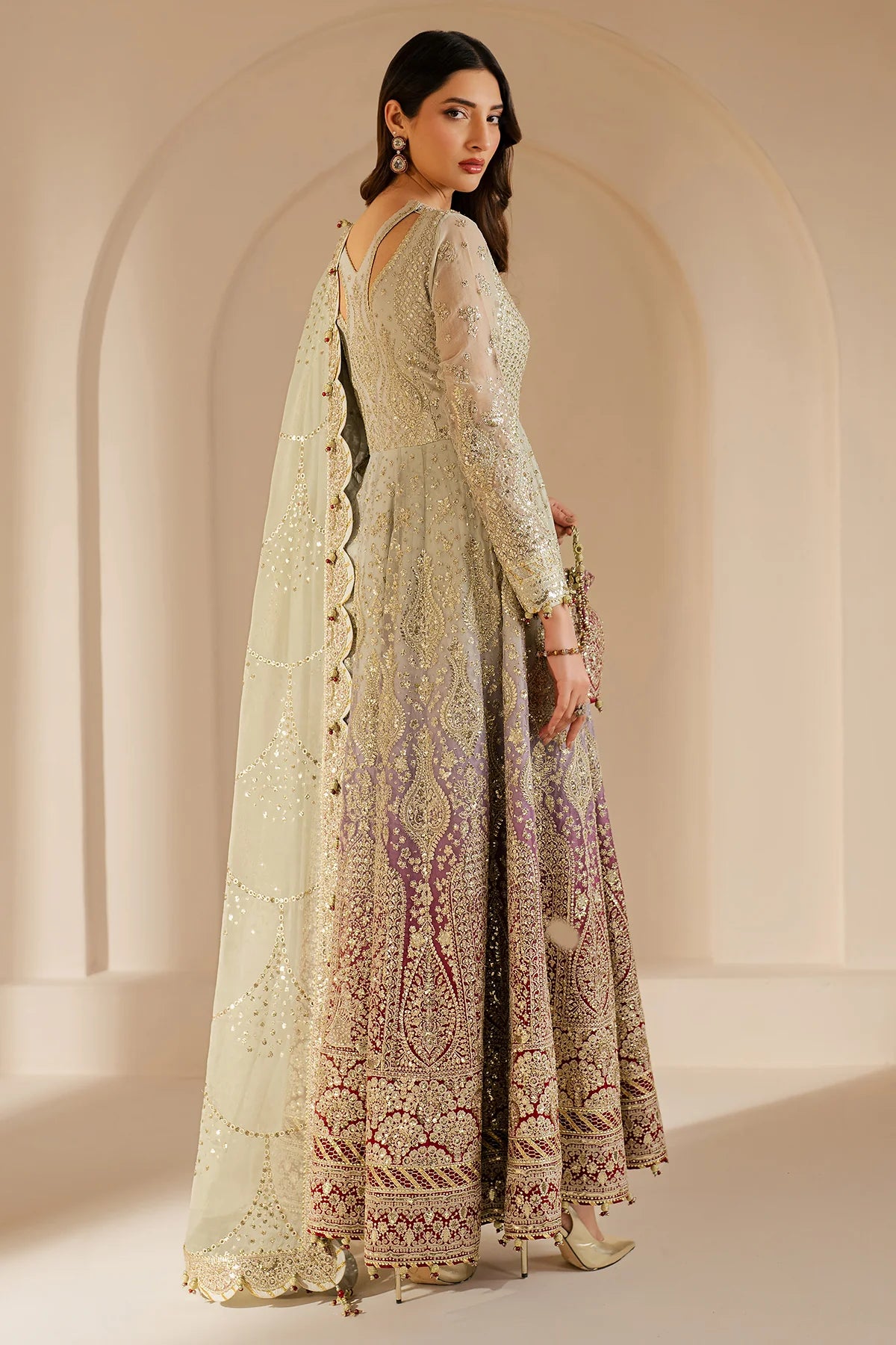 EMBROIDERED CHIFFON WF'25-01