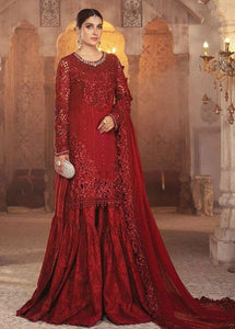 Maria B red Gharara