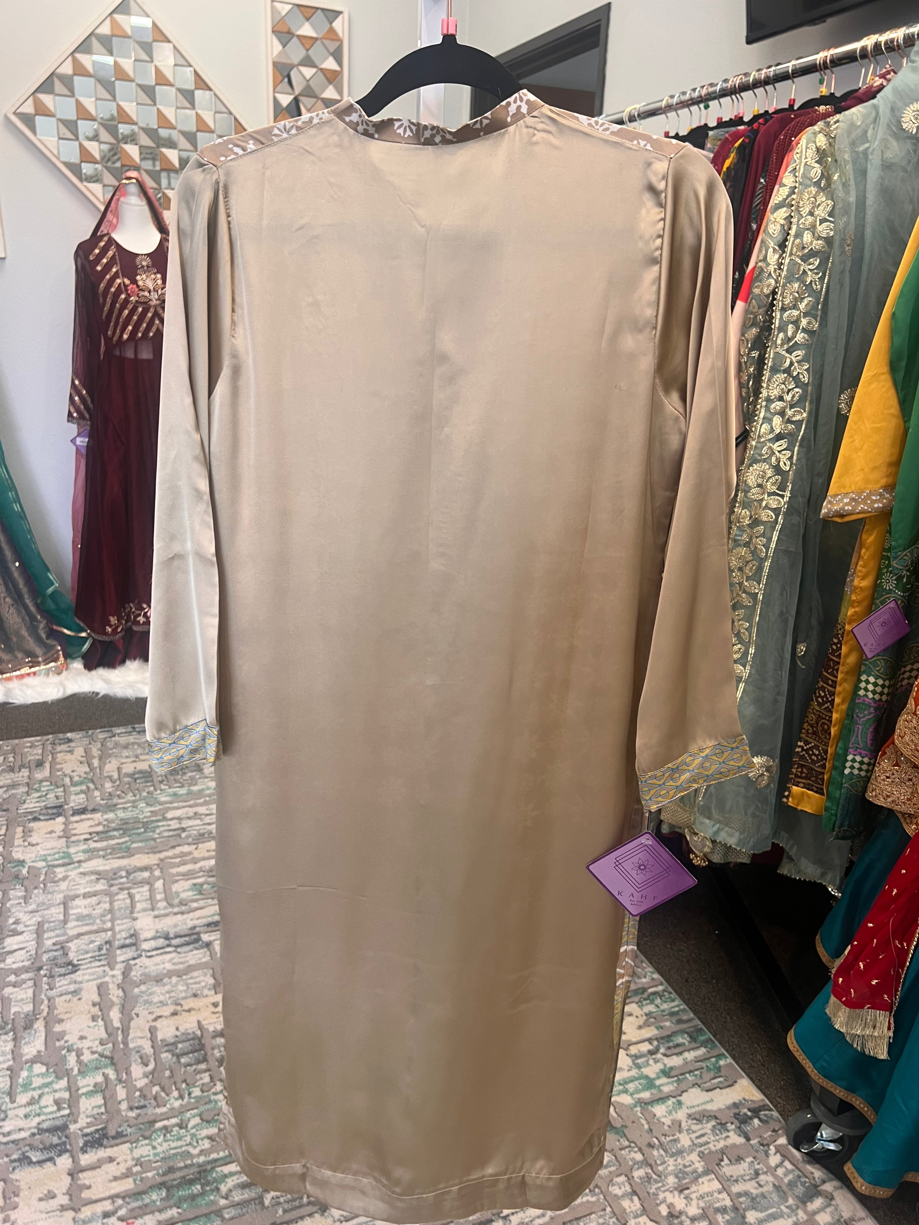 Silk Kurti( Beige)