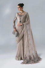 Load image into Gallery viewer, BD-3103-Moon Grey Saree
