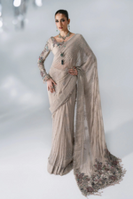 Load image into Gallery viewer, BD-3103-Moon Grey Saree

