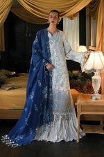 Load image into Gallery viewer, L251-002A-3DI- Off-white Luxury Lawn Outfit By- Sana Safinaz
