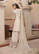 Load image into Gallery viewer, Maria B White Exclusive Silk Lawn Gharara
