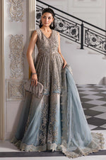 Load image into Gallery viewer, 3 Piece Unstitched Embroidered Net Suit | BD-3002
