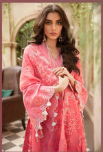 Load image into Gallery viewer, Embroidered Chiffon Suit with Chiffon Dupatta
