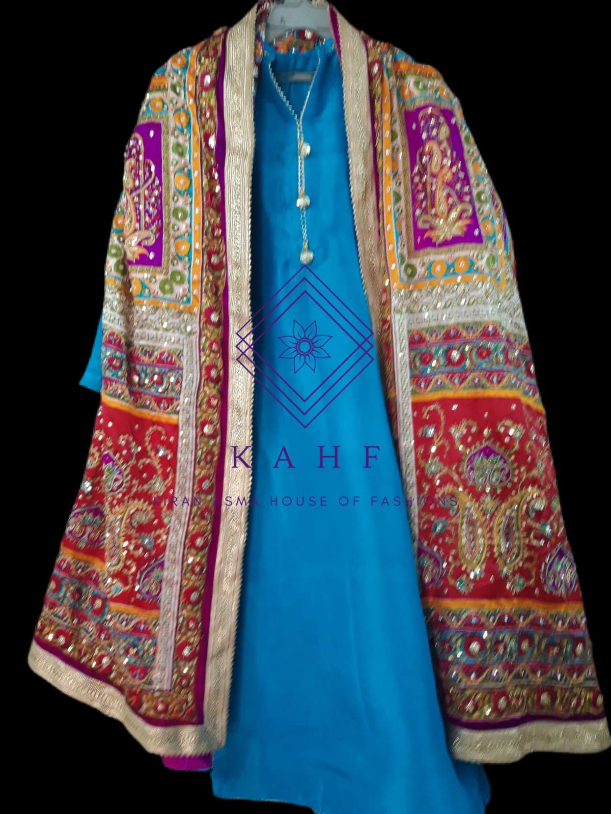 Pure Raw Silk Suits with Embroided Dupattas