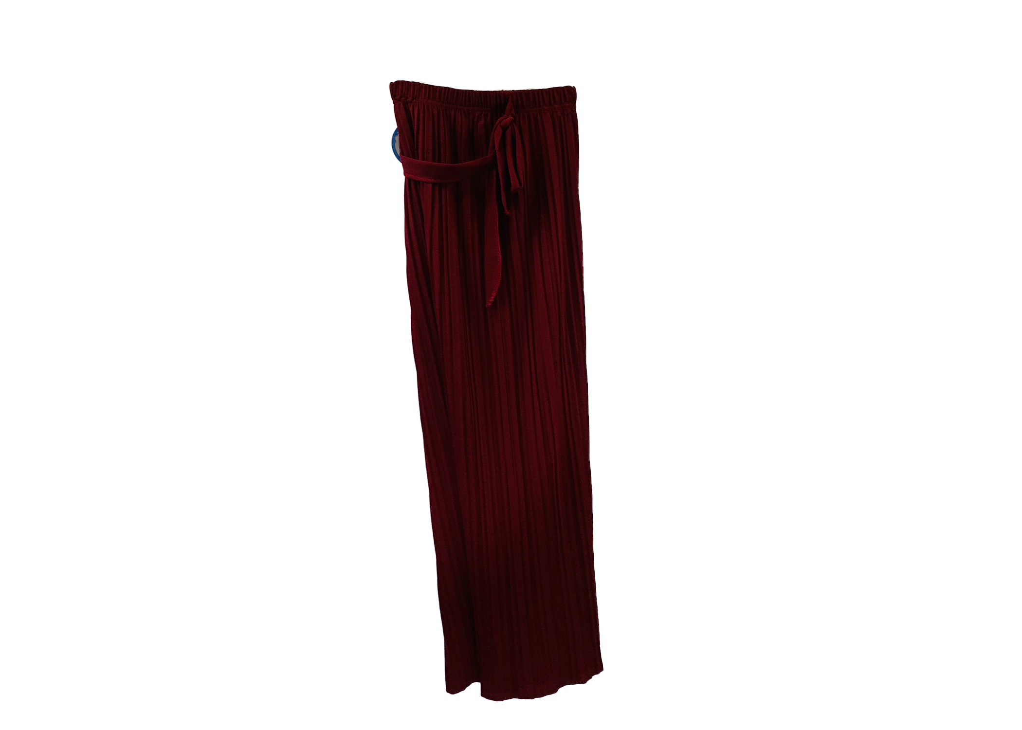 Maroon Pleated Pants