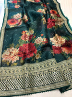 Load image into Gallery viewer, Organza Silk Saree
