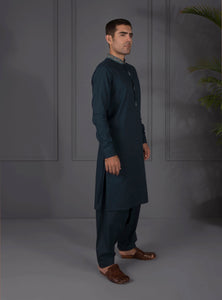 Egyptian Blue Kurta Shalwar