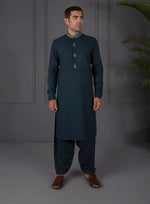 Load image into Gallery viewer, Egyptian Blue Kurta Shalwar
