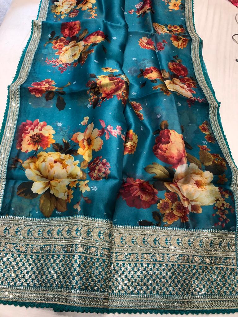 Organza Silk Saree