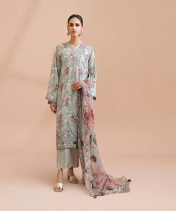 DIGITAL PRINTED EMBROIDERED LAWN SUIT