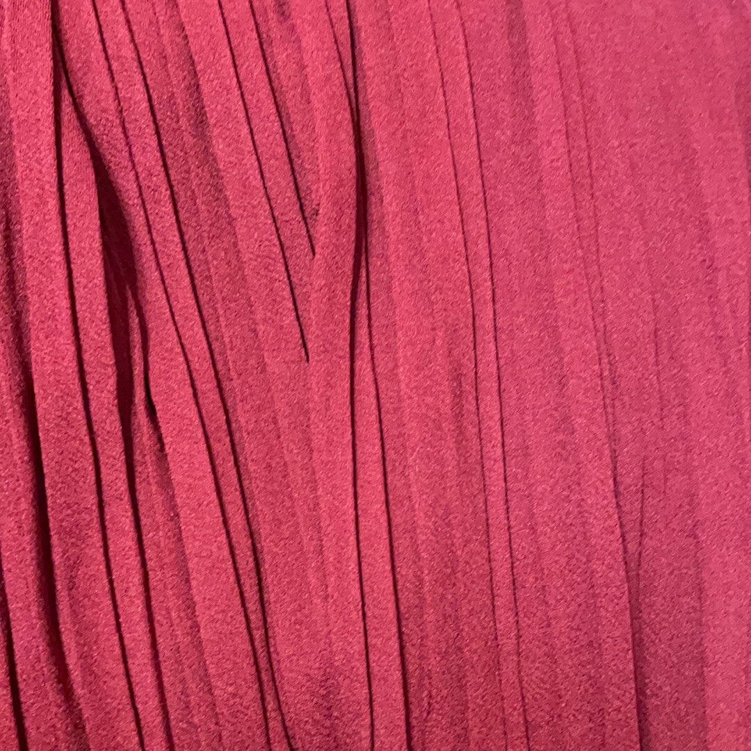 Maroon Pleated Pants