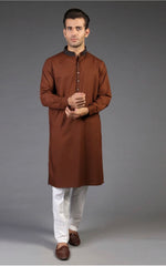 Load image into Gallery viewer, Amir Adnan Collection - Classic Poly Viscose Embroidered Prine Needle Classic Fit Kurta
