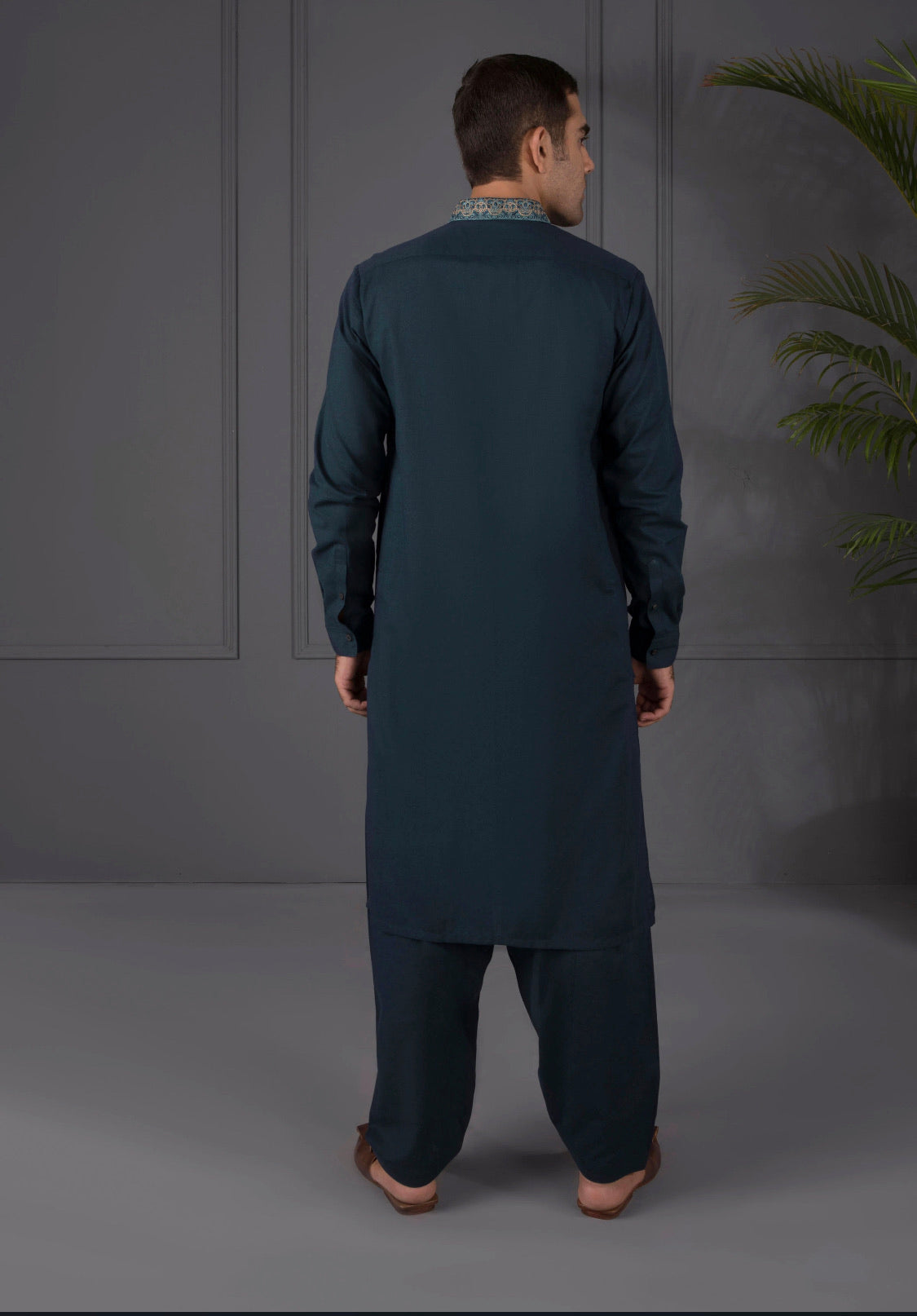 Egyptian Blue Kurta Shalwar