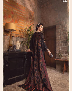 Maria B Winter Dress with Shawl