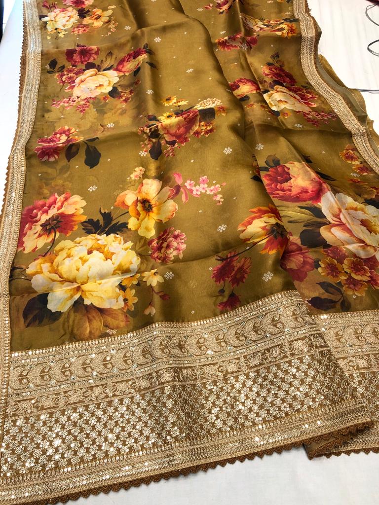 Organza Silk Saree