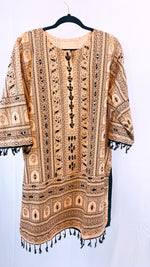 Load image into Gallery viewer, Embroidered Cotton Mirror Studs Tunic
