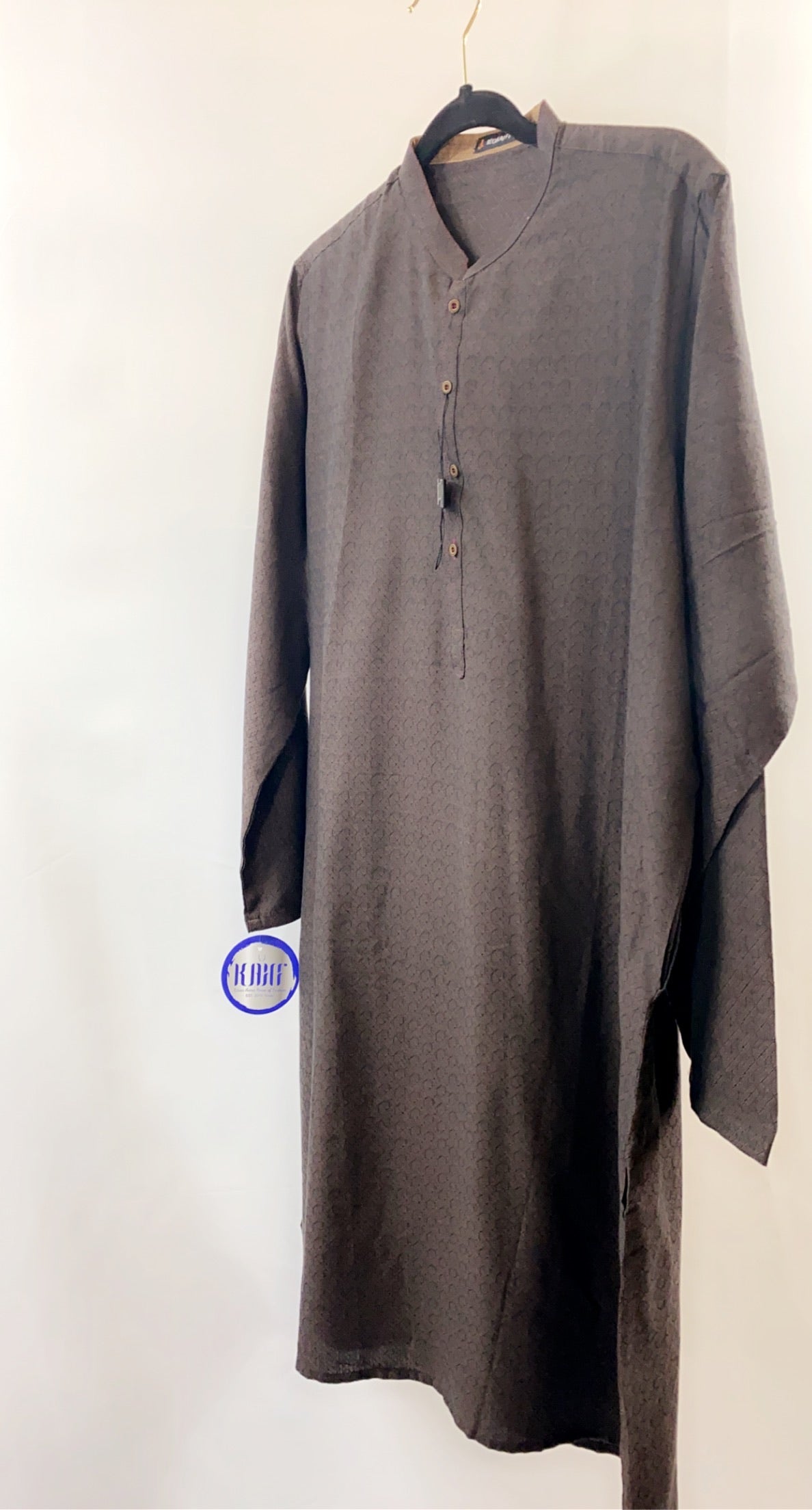 Men’s Brown Kurta With White Shalwar