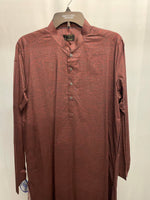 Load image into Gallery viewer, Dark Red with Digital pattern Collared Shikara Kurta - Slim Fit

