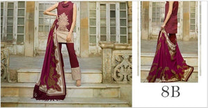 Teena Durrani Maroon Winter Shawl Dress