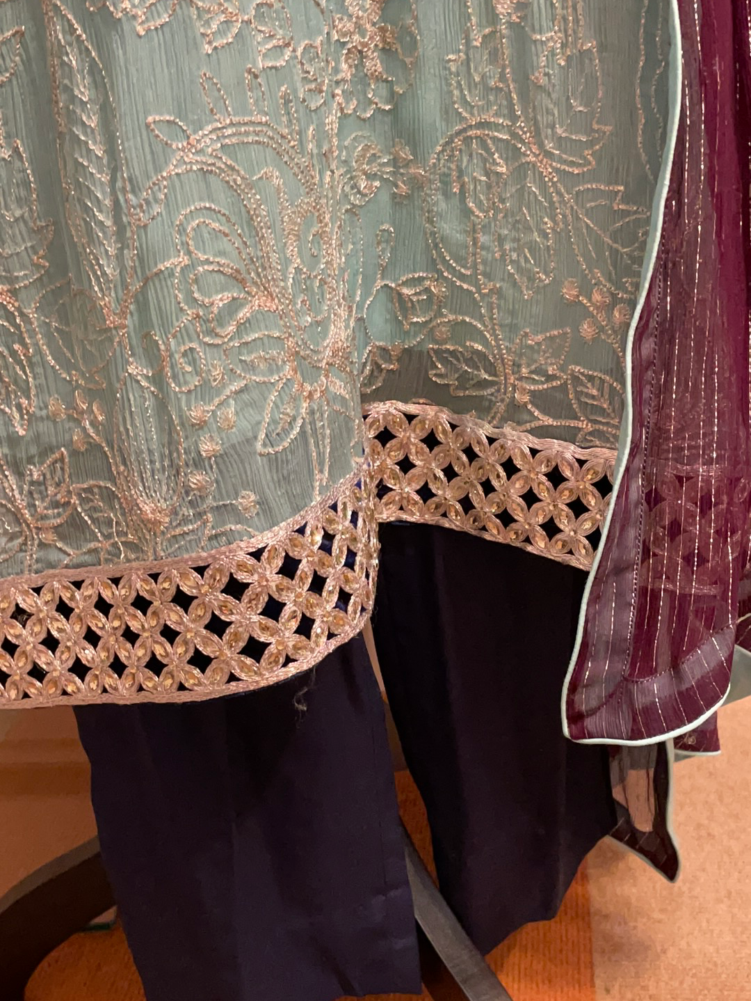 Aqua Formal and Plum