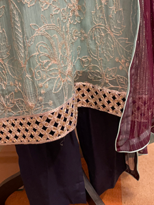 Aqua Formal and Plum