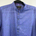 Load image into Gallery viewer, Violet with Digital pattern Collared Shikara Kurta - Slim Fit
