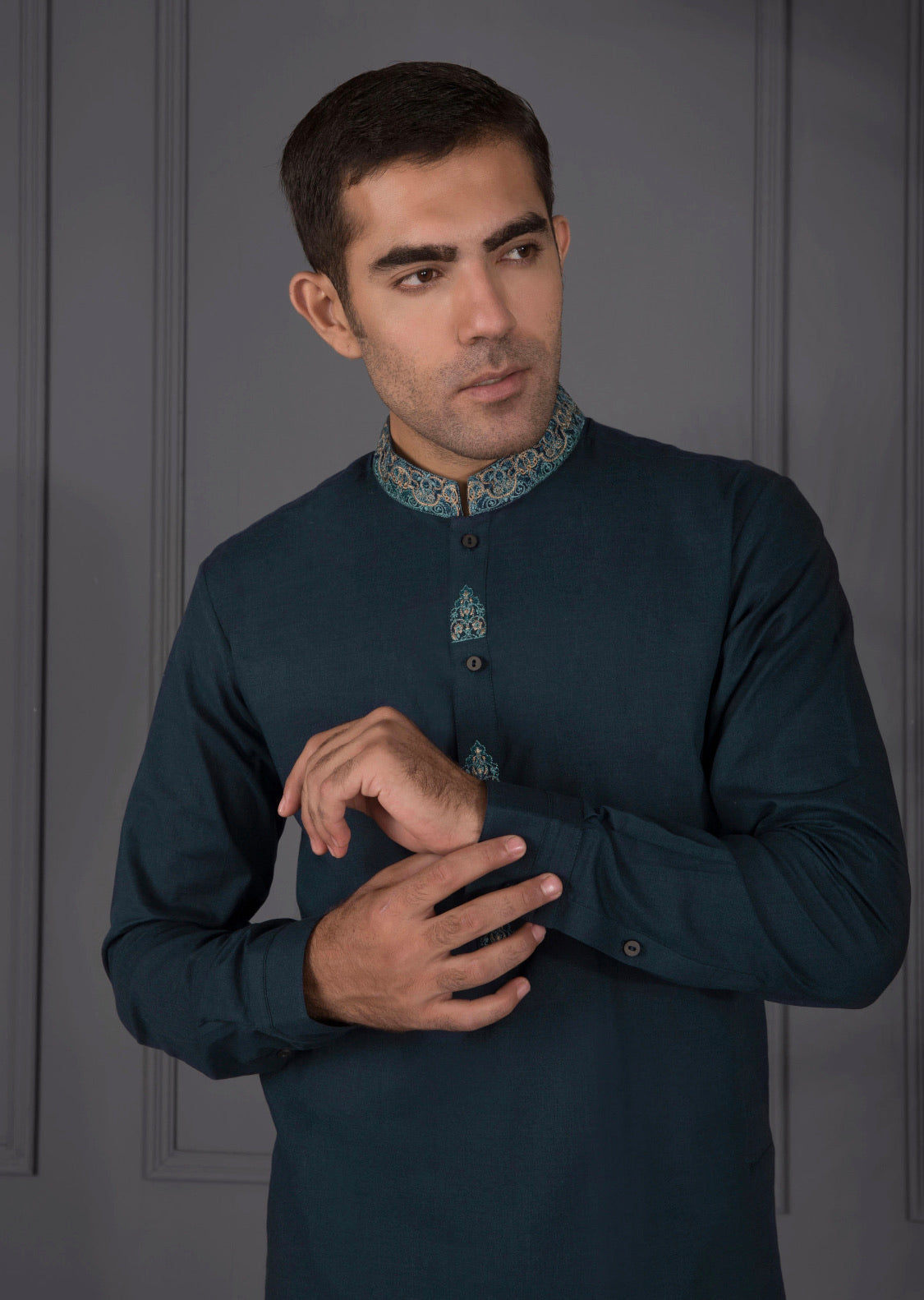 Egyptian Blue Kurta Shalwar