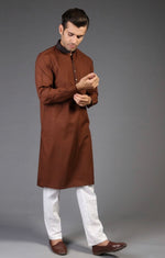 Load image into Gallery viewer, Amir Adnan Collection - Classic Poly Viscose Embroidered Prine Needle Classic Fit Kurta
