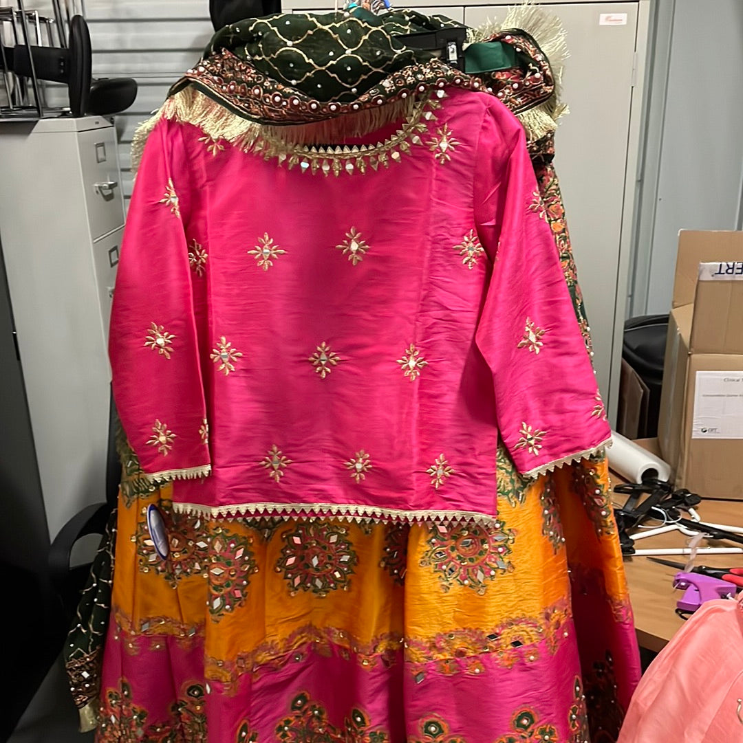 Hot pink Lehnga Choli