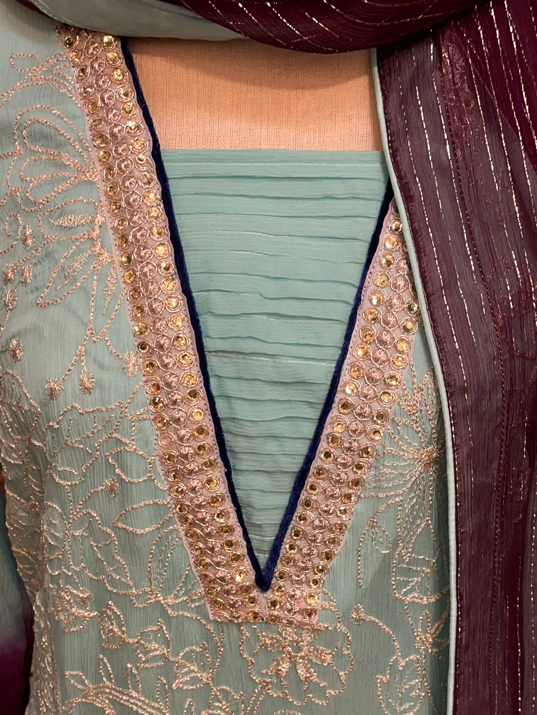 Aqua Formal and Plum